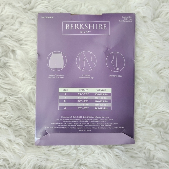 Berkshire Bundle of 3 Women's Silky Extra Wear Sheer Control Top Pantyhose. Natu - Picture 3 of 4